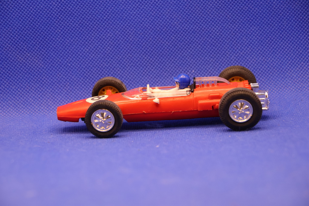 Slotcars66 Cooper T77 1/32nd scale Scalextric slot car #8 red  